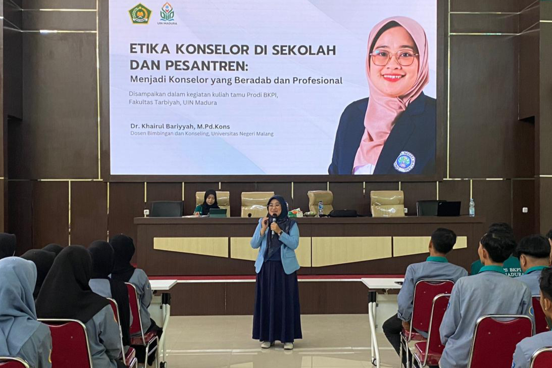 BKPI UIN Madura Hadirkan Kuliah Tamu pada Mata Kuliah Etika Profesi BK