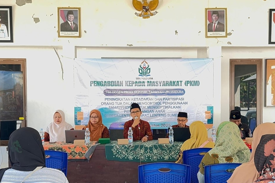 Tim Prodi BKPI UIN Madura Gelar PKM di Sumenep, Angkat Isu Kontrol Smartphone untuk Perkembangan Anak